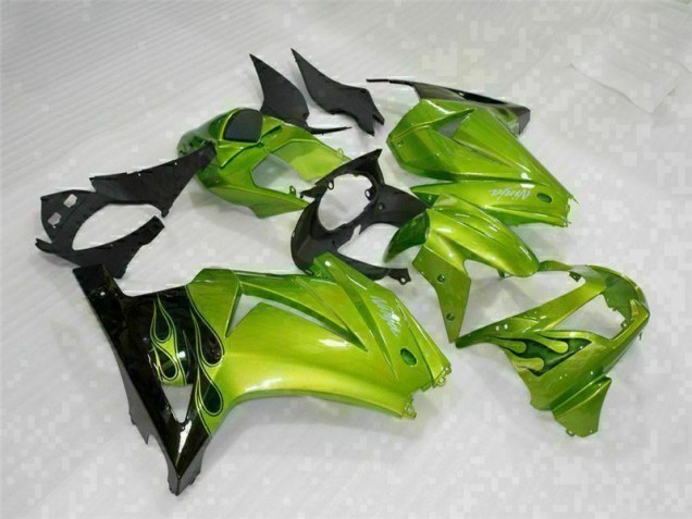 Purchase 2008-2012 Green Black Kawasaki EX250 Motorcycle Fairings UK Purchase 2008-2012 Green Black Kawasaki EX250 Motorcycle Fairings UK