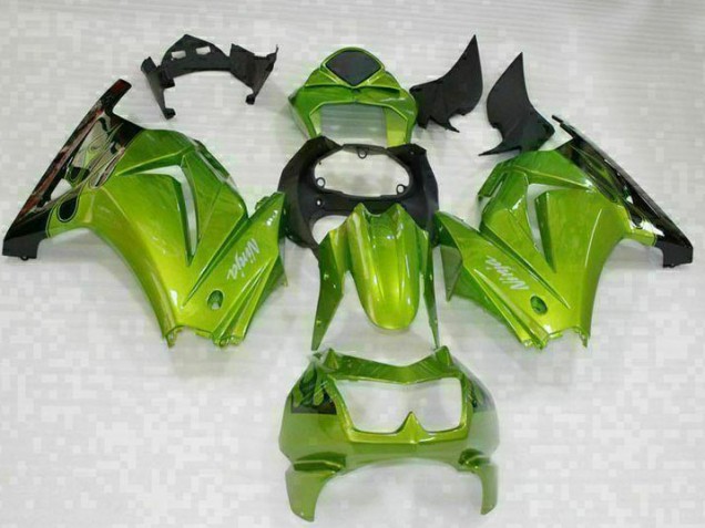 Purchase 2008-2012 Green Black Kawasaki EX250 Motorcycle Fairings UK Purchase 2008-2012 Green Black Kawasaki EX250 Motorcycle Fairings UK