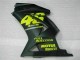 Purchase 2008-2012 Black Yellow 46 Kawasaki EX250 Motorcycle Fairings Kit UK