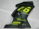 Purchase 2008-2012 Black Yellow 46 Kawasaki EX250 Motorcycle Fairings Kit UK