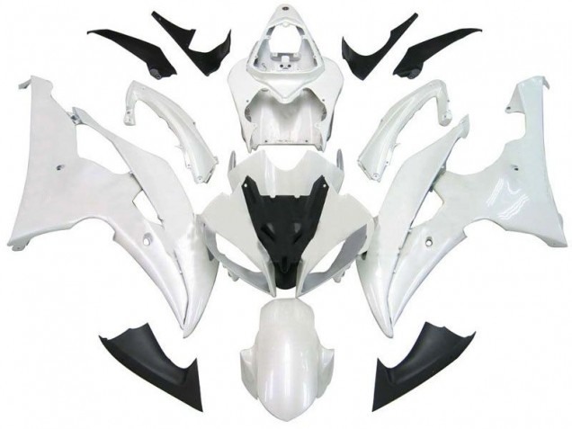 Purchase 2008-2016 Pearl White Yamaha YZF R6 Bike Fairings UK Purchase 2008-2016 Pearl White Yamaha YZF R6 Bike Fairings UK