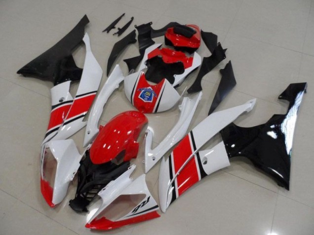 Purchase 2008-2016 Red White Black Yamaha YZF R6 Motorcycle Fairings UK Purchase 2008-2016 Red White Black Yamaha YZF R6 Motorcycle Fairings UK