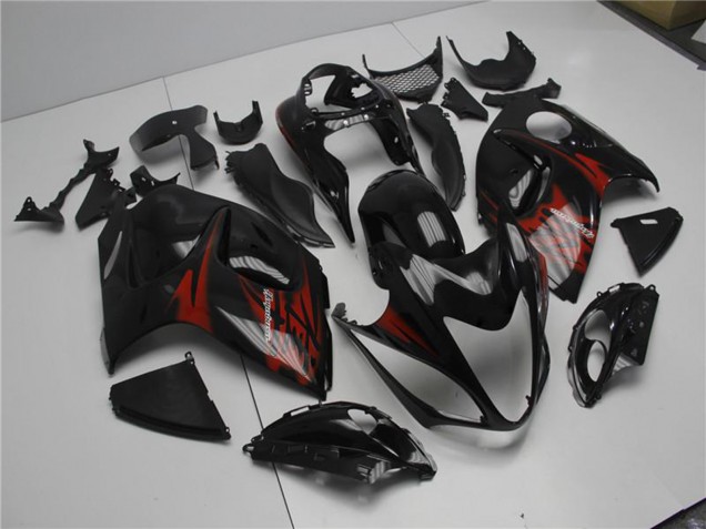 Purchase 2008-2020 Glossy Black Red Suzuki GSXR 1300 Hayabusa Motorcycle Fairings UK
