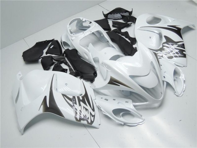 Purchase 2008-2019 White Suzuki GSXR 1300 Hayabusa Replacement Motorcycle Fairings UK