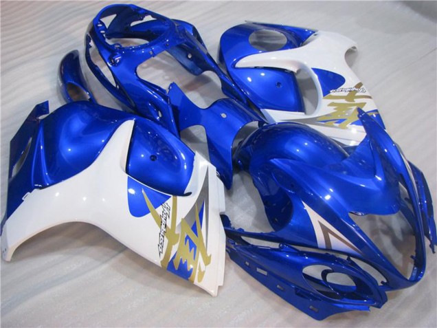 Purchase 2008-2020 White Blue Suzuki GSXR 1300 Hayabusa Motorcycle Fairings UK
