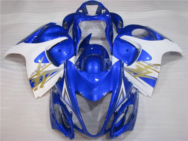 Purchase 2008-2020 White Blue Suzuki GSXR 1300 Hayabusa Motorcycle Fairings UK