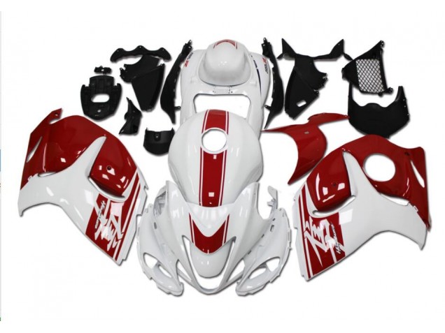Purchase 2008-2019 White Red Suzuki GSXR 1300 Hayabusa Replacement Fairings UK Purchase 2008-2019 White Red Suzuki GSXR 1300 Hayabusa Replacement Fairings UK