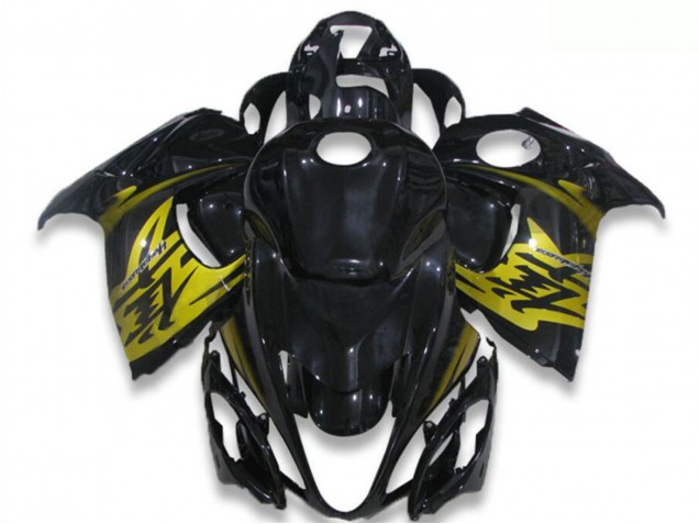 Purchase 2008-2020 Glossy Black Yellow Suzuki GSXR 1300 Hayabusa Motorcycle Fairings UK