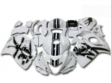 Purchase 2008-2020 Pearl White Black Suzuki GSXR 1300 Hayabusa Motorcycle Fairings UK