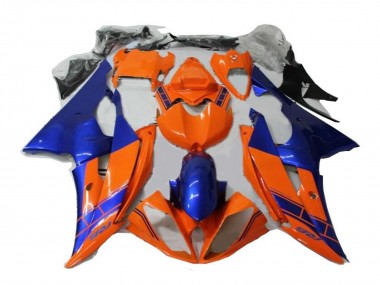 Purchase 2008-2016 Orange Blue Yamaha YZF R6 Motorcycle Fairings UK