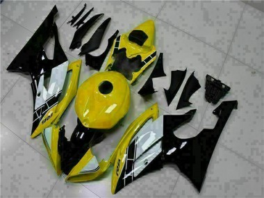 Purchase 2008-2016 Yellow White Glossy Black Yamaha YZF R6 Motorcycle Fairings UK