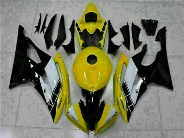 Purchase 2008-2016 Yellow Black Yamaha YZF R6 Motorcycle Fairings Kits UK