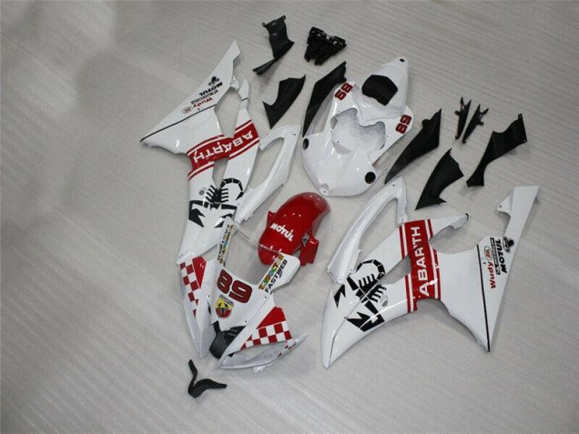 Purchase 2008-2016 White Yamaha YZF R6 Motorbike Fairings UK Purchase 2008-2016 White Yamaha YZF R6 Motorbike Fairings UK
