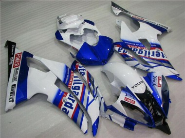 Purchase 2008-2016 White Blue Red Sterilgarda Volvo Fimer Yamalube Yamaha YZF R6 Motorcycle Fairings UK