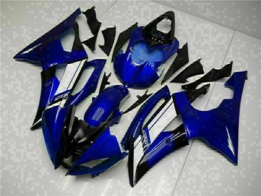 Purchase 2008-2016 Blue White Yamaha YZF R6 Motorcycle Fairings UK