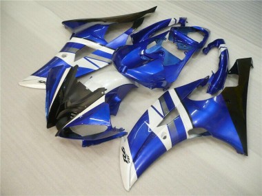 Purchase 2008-2016 Blue White Black Yamaha YZF R6 Bike Fairings & Bodywork UK