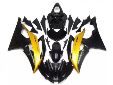 Purchase 2008-2016 Gold Glossy Black Yamaha YZF R6 Motorcycle Fairing UK