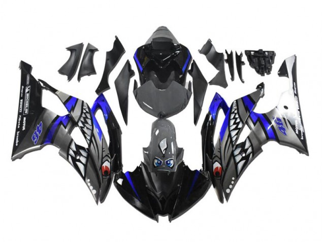 Purchase 2008-2016 Grey Blue Shark Yamaha YZF R6 Motorcycle Fairing Kit UK Purchase 2008-2016 Grey Blue Shark Yamaha YZF R6 Motorcycle Fairing Kit UK