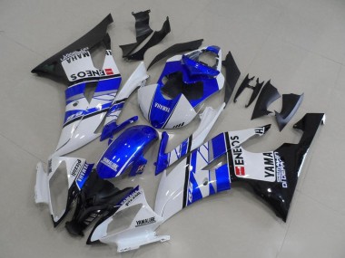 Purchase 2008-2016 White Blue Glossy Black ENEOS Yamalube Yamaha YZF R6 Motorcycle Fairings UK