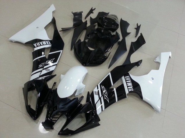 Purchase 2008-2016 White and Black Yamaha YZF R6 Motorcycle Fairings UK Purchase 2008-2016 White and Black Yamaha YZF R6 Motorcycle Fairings UK