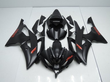 Purchase 2008-2016 Matte Black Red Decals Yamaha YZF R6 Motorbike Fairings UK