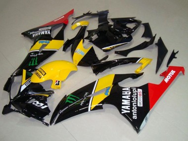 Purchase 2008-2016 Yellow Red Glossy Black Green Monster Motul Yamaha YZF R6 Motorcycle Fairings UK