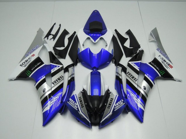 Purchase 2008-2016 Blue White ENEOS Monster Yamaha YZF R6 Motorcycle Fairings Kit UK Purchase 2008-2016 Blue White ENEOS Monster Yamaha YZF R6 Motorcycle Fairings Kit UK