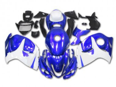 Purchase 2008-2019 Blue White Suzuki GSXR 1300 Hayabusa Motorcycle Replacement Fairings UK