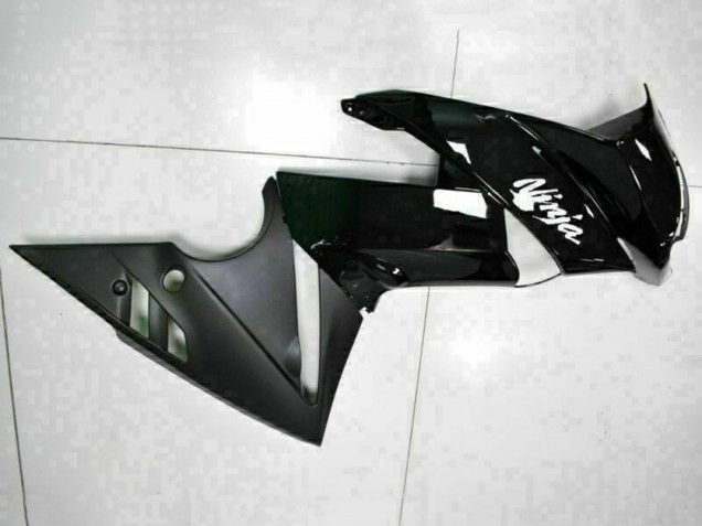 Purchase 2009-2011 Glossy Black White Decal Kawasaki EX650 Motorcycle Fairings UK