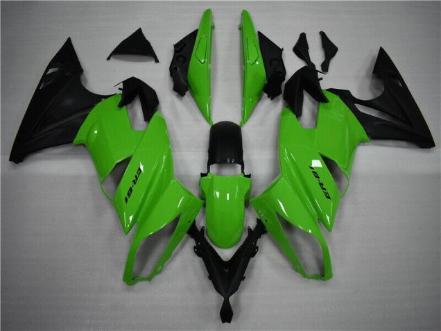 Purchase 2009-2011 Green Black Kawasaki EX650 Replacement Motorcycle Fairings UK Purchase 2009-2011 Green Black Kawasaki EX650 Replacement Motorcycle Fairings UK