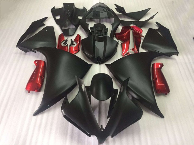 Purchase 2009-2011 Matte Black Glossy Red Yamaha YZF R1 Motorcycle Fairings Kit UK Purchase 2009-2011 Matte Black Glossy Red Yamaha YZF R1 Motorcycle Fairings Kit UK