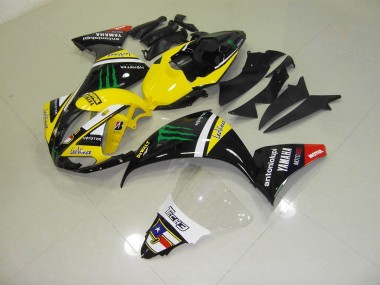 Purchase 2009-2011 Yellow Monster Yamaha YZF R1 Motorcycle Fairing Kits UK