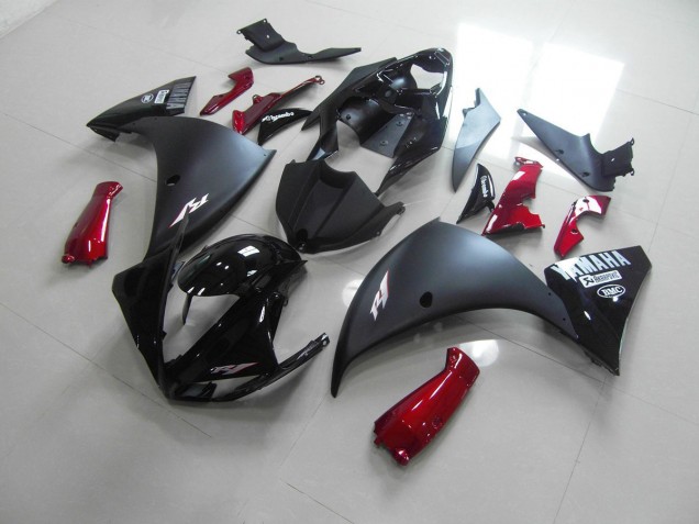 Purchase 2009-2011 Matte Black Red Yamaha YZF R1 Motorcycle Replacement Fairings UK Purchase 2009-2011 Matte Black Red Yamaha YZF R1 Motorcycle Replacement Fairings UK