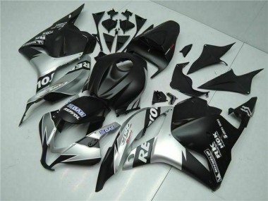 Purchase 2009-2012 Silver Matte Black Repsol Honda CBR600RR Motorcycle Fairings UK