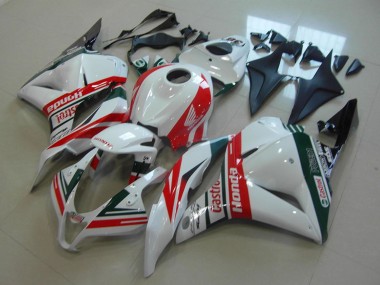 Purchase 2009-2012 White Red Green Castrol Honda CBR600RR Motorcycle Fairings UK