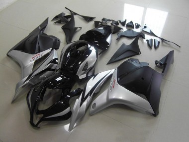 Purchase 2009-2012 Black Silver Honda CBR600RR Motorbike Fairings UK
