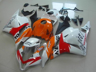 Purchase 2009-2012 White New Repsol Honda CBR600RR Replacement Motorcycle Fairings UK