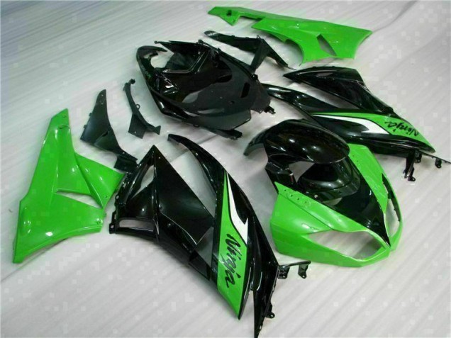 Purchase 2009-2012 Black Green Kawasaki ZX6R Bike Fairing Kit UK Purchase 2009-2012 Black Green Kawasaki ZX6R Bike Fairing Kit UK