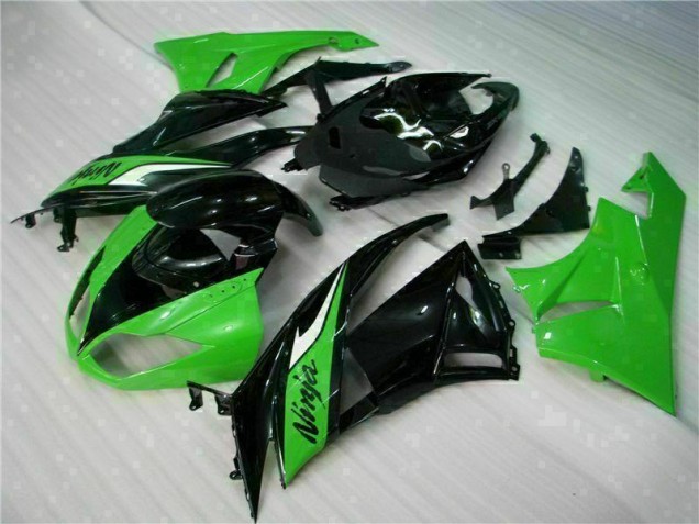 Purchase 2009-2012 Black Green Kawasaki ZX6R Bike Fairing Kit UK Purchase 2009-2012 Black Green Kawasaki ZX6R Bike Fairing Kit UK