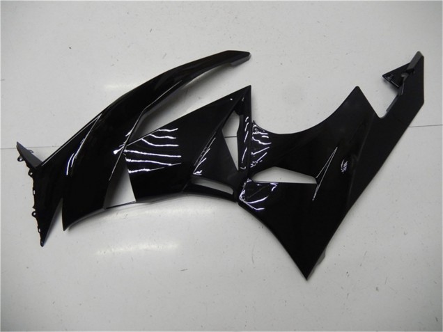 Purchase 2009-2012 Glossy Black Kawasaki ZX6R Motorcycle Fairings UK