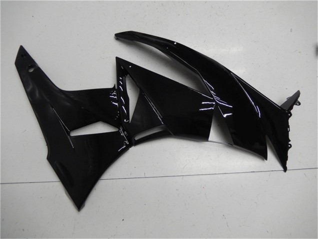 Purchase 2009-2012 Glossy Black Kawasaki ZX6R Motorcycle Fairings UK