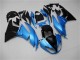 Purchase 2009-2012 Light Blue Glossy Black Kawasaki ZX6R Motorcycle Fairings UK
