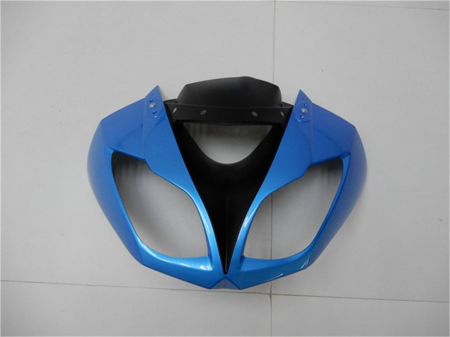 Purchase 2009-2012 Light Blue Glossy Black Kawasaki ZX6R Motorcycle Fairings UK