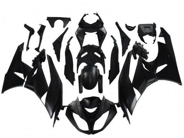 Purchase 2009-2012 Matte Black Kawasaki ZX6R Motorcycle Fairings UK
