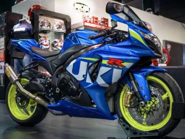 Purchase 2009-2016 Blue Green White Suzuki GSXR 1000 Motorcycle Fairing UK