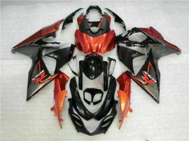 Purchase 2009-2016 Brown Black Suzuki GSXR1000 Motorcycle Fairing Kit UK