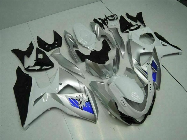 Purchase 2009-2016 Silver White Suzuki GSXR1000 Motorcycle Bodywork UK Purchase 2009-2016 Silver White Suzuki GSXR1000 Motorcycle Bodywork UK