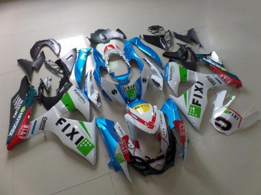 Purchase 2009-2016 Light Blue Fixi Suzuki GSXR 1000 K9 Motorcycle Fairing Kits UK