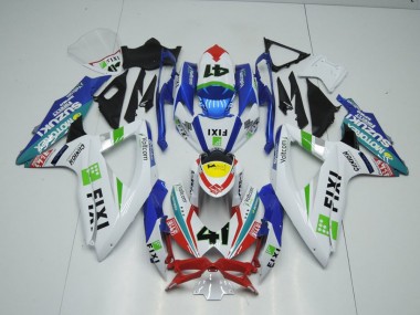 Purchase 2009-2016 Fixi Light Blue Suzuki GSXR 1000 K9 Replacement Fairings UK