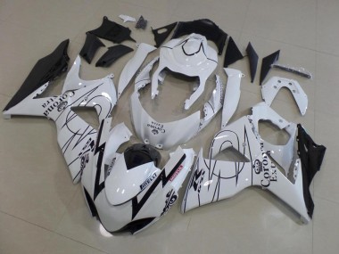 Purchase 2009-2016 White Corona Race Suzuki GSXR 1000 K9 Motorcycle Fairings Kit UK